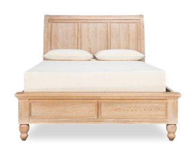 Arbury Queen Sleigh Low Profile Bed - Durable Hardwood Construction - Classic Design