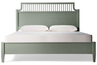 Pure Maple King Garden Bed - Elegant Traditional Design - Charming Spindle Detailing - Sturdy Solid Birch Construction - Timeless Style