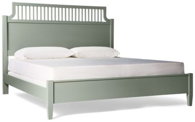 Pure Maple King Garden Bed - Elegant Traditional Design - Charming Spindle Detailing - Sturdy Solid Birch Construction - Timeless Style