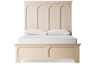Trisha Yearwood Harmony Queen Panel Bed - Elegant Design - High Headboard - Crafted from Select Hardwoods