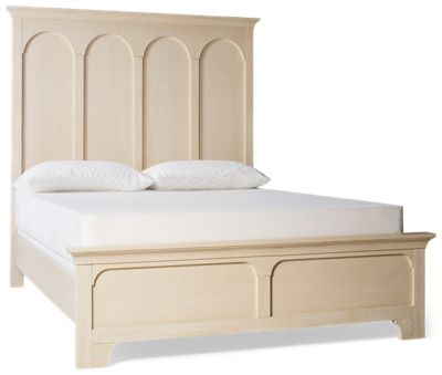 Trisha Yearwood Harmony Queen Panel Bed - Elegant Design - High Headboard - Crafted from Select Hardwoods