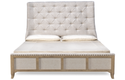 Harlow King Upholstered Bed with Nailhead