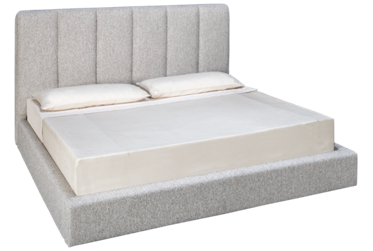 Verttia King Upholstered Gas Lift Storage Bed