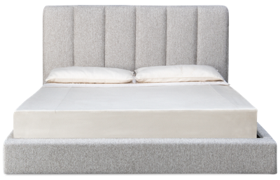 Verttia King Upholstered Gas Lift Storage Bed