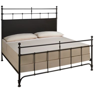 king metal bed frame adjustable rails