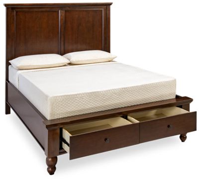 Cambridge Queen Panel Platform Storage Bed