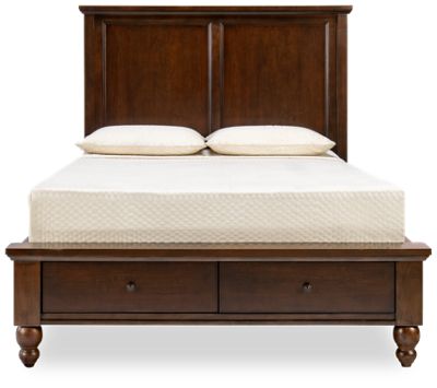 Cambridge Queen Panel Platform Storage Bed