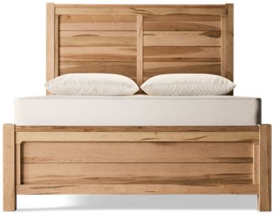 Cool Rustic Queen Plank Bed
