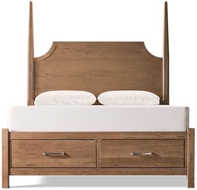 Tide & Timber Queen Pencil Poster Storage Bed