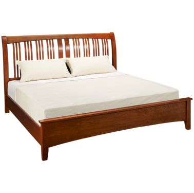 A America Cherry Garden A America Cherry Garden King Sleigh Bed