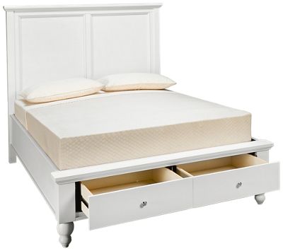 Cambridge Queen Panel Platform Storage Bed - Paneled Headboard - Footboard Storage - USB Charging Port - Classic Design