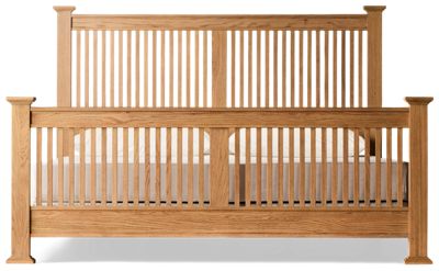 Oak Park King Slat Bed
