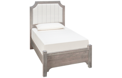 Vaughan-Bassett Bungalow Twin Low Profile Upholstered Bed