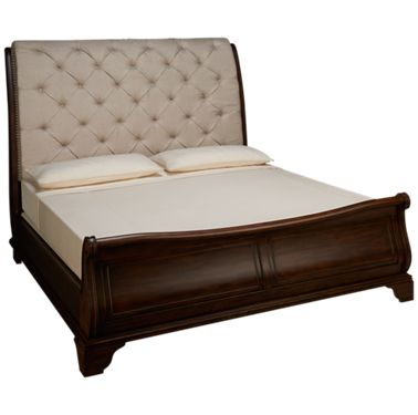 Klaussner Home Furnishings Trisha Yearwood Home Dottie King Sleigh Bed