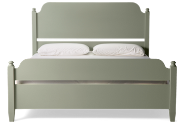 Pure Maple King Poster Bed - Solid Birch Construction - Elegant Headboard & Footboard - Classic Design