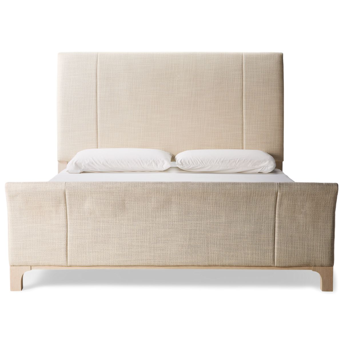 Legacy Classic Trisha Yearwood Harmony King Upholstered Sleigh Bed - Elegant Design - Vertical Tufting