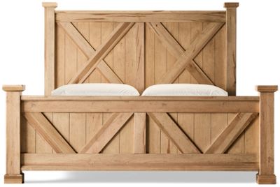 Cool Rustic King X Bed