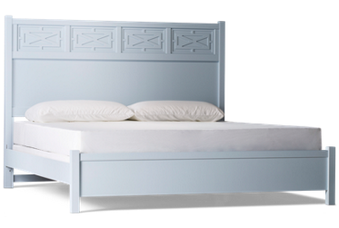 Tide & Timber King Fretwork Panel Bed