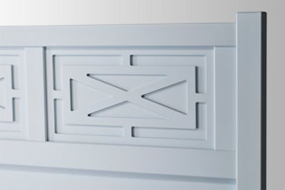 Tide & Timber King Fretwork Panel Bed