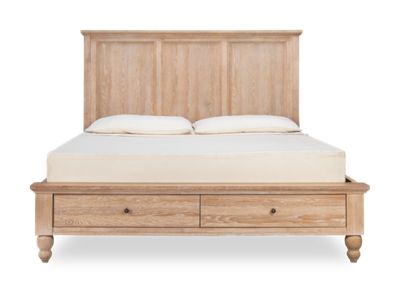 Cambridge King Panel Platform Storage Bed