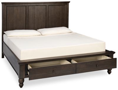 Cambridge King Panel Platform Storage Bed