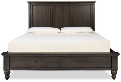 Cambridge King Panel Platform Storage Bed