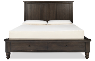 Cambridge King Panel Platform Storage Bed