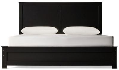 Maribel King Panel Bed - Classic Design - High-Profile Headboard - Low-Profile Footboard - Durable Construction