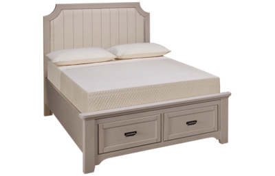 Vaughan-Bassett Bungalow Full Upholstered Storage Bed