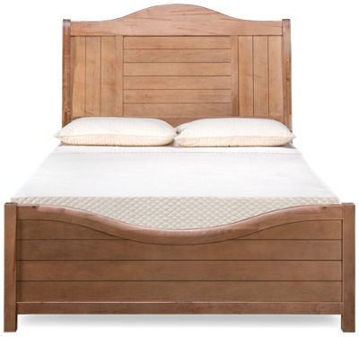 Vaughan-Bassett Cool Farmhouse Queen Sleigh Storage Bed - Thumbnail 3