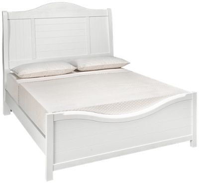 Vaughan-Bassett Cool Farmhouse Queen Sleigh Storage Bed - Thumbnail 4