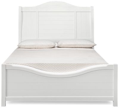 Vaughan-Bassett Cool Farmhouse Queen Sleigh Storage Bed