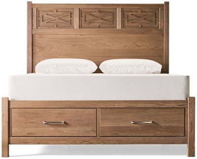 Tide & Timber Queen Fretwork Storage Bed