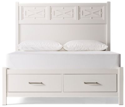 Tide & Timber Queen Fretwork Storage Bed