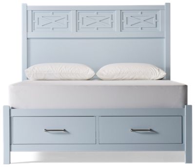 Tide & Timber Queen Fretwork Storage Bed