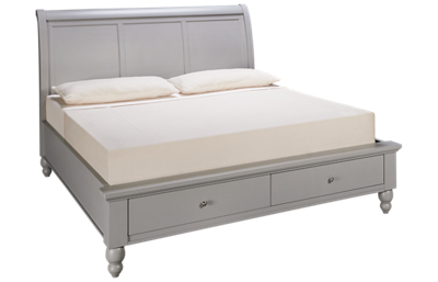 Cambridge King Sleigh Platform Storage Bed