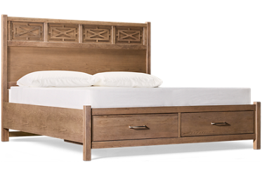 Tide & Timber King Fretwork Storage Bed