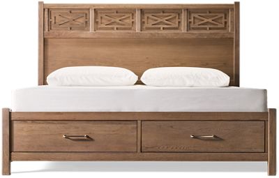 Tide & Timber King Fretwork Storage Bed