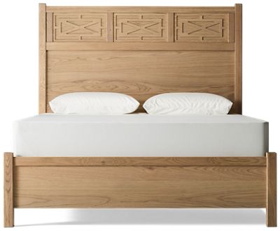 Tide & Timber Queen Fretwork Panel Bed