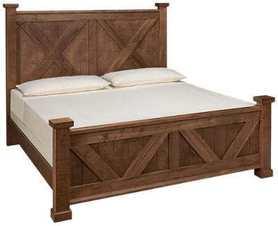 Cool Rustic King X Bed