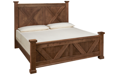 Cool Rustic King X Bed