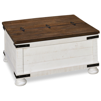 Wystfield Hinged Lift Top Cocktail Table with Storage