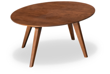 Accent Coffee Table - Smooth Round Top - Contemporary Charm