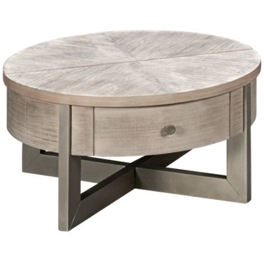 Ashley Urlander Lift, Round Coffee Table With Storage And Lift Top