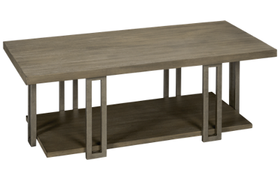 Adelyn Rectangular Cocktail Table with Casters