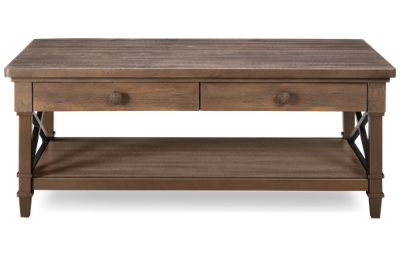 Hometown 2 Drawer Cocktail Table with Storage