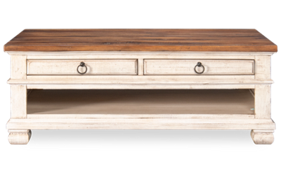 Belmont 2 Drawer Cocktail Table with Storage