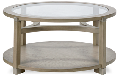 Solstice Round Coffee Table with Casters