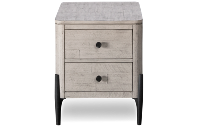 Zane 2 Drawer End Table with Storage