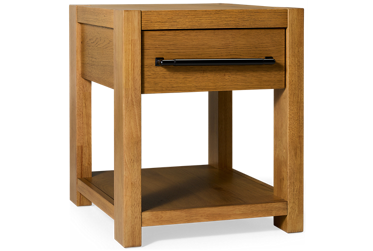 Davie 1 Drawer End Table with Storage